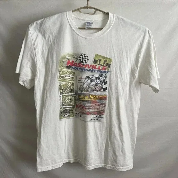 Vintage Nashville Speedway NASCAR T-Shirt, 2007, Size XL - Picture 1 of 11
